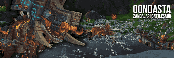 Millones de años de evolución versus mi puño Oondasta